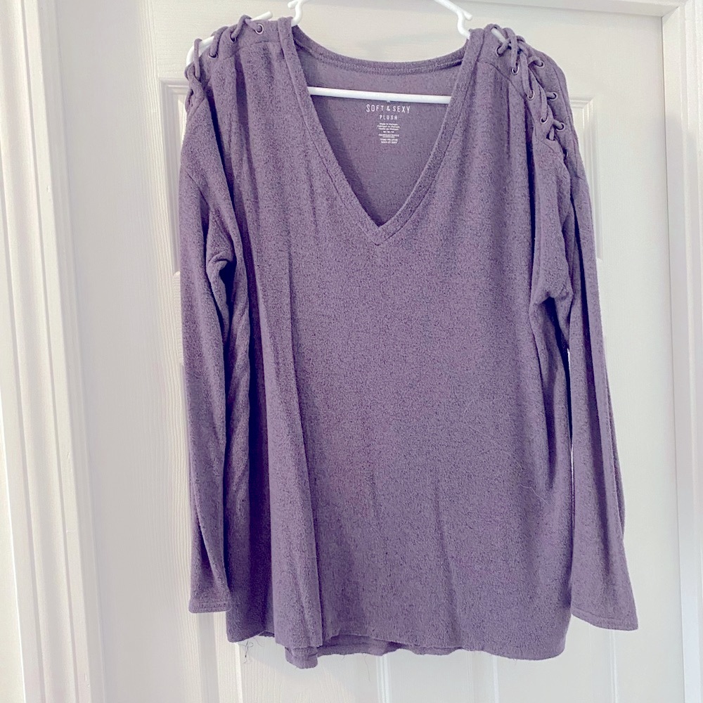 Purple sweater